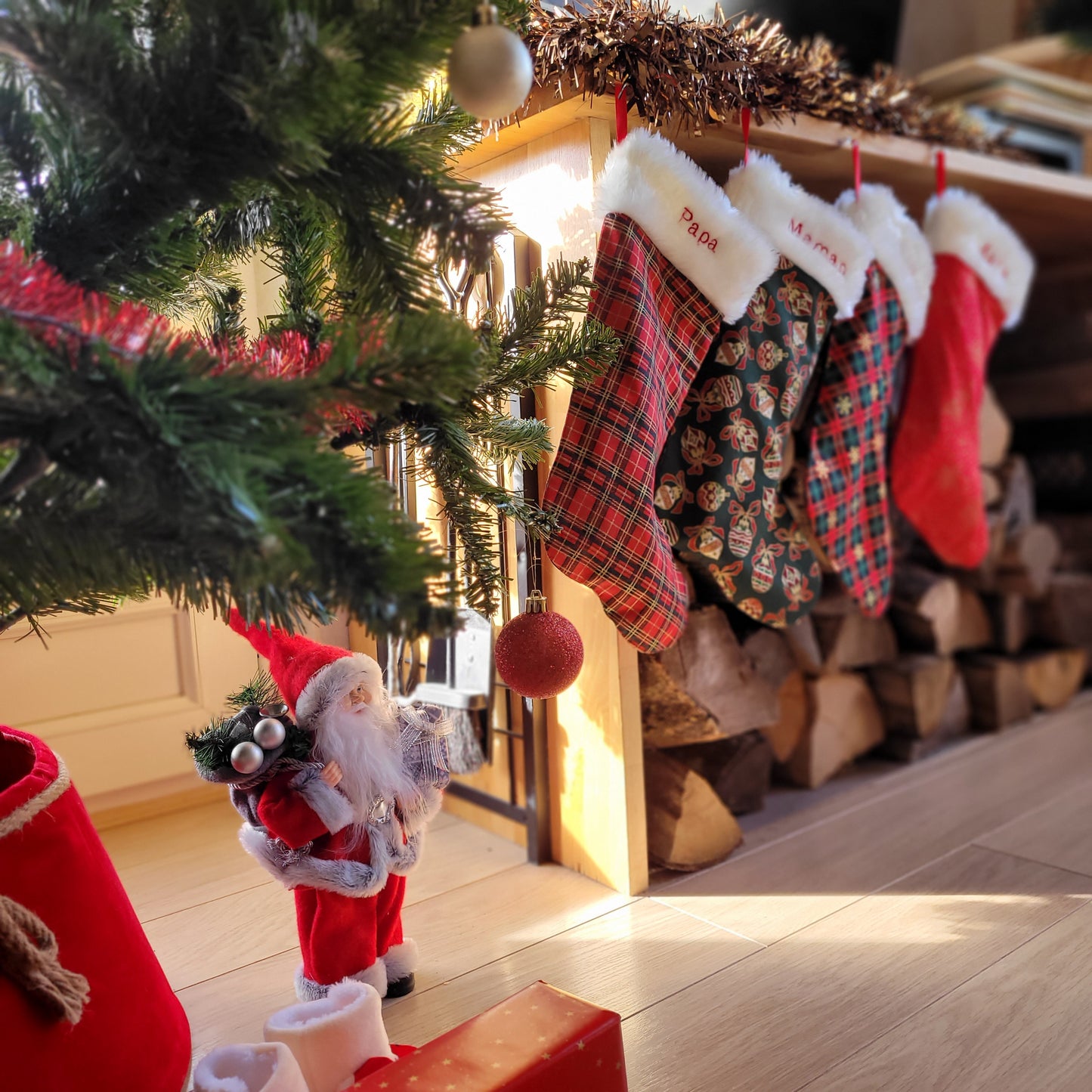 Chaussette de Noël Personnalisée - fait main dans notre atelier