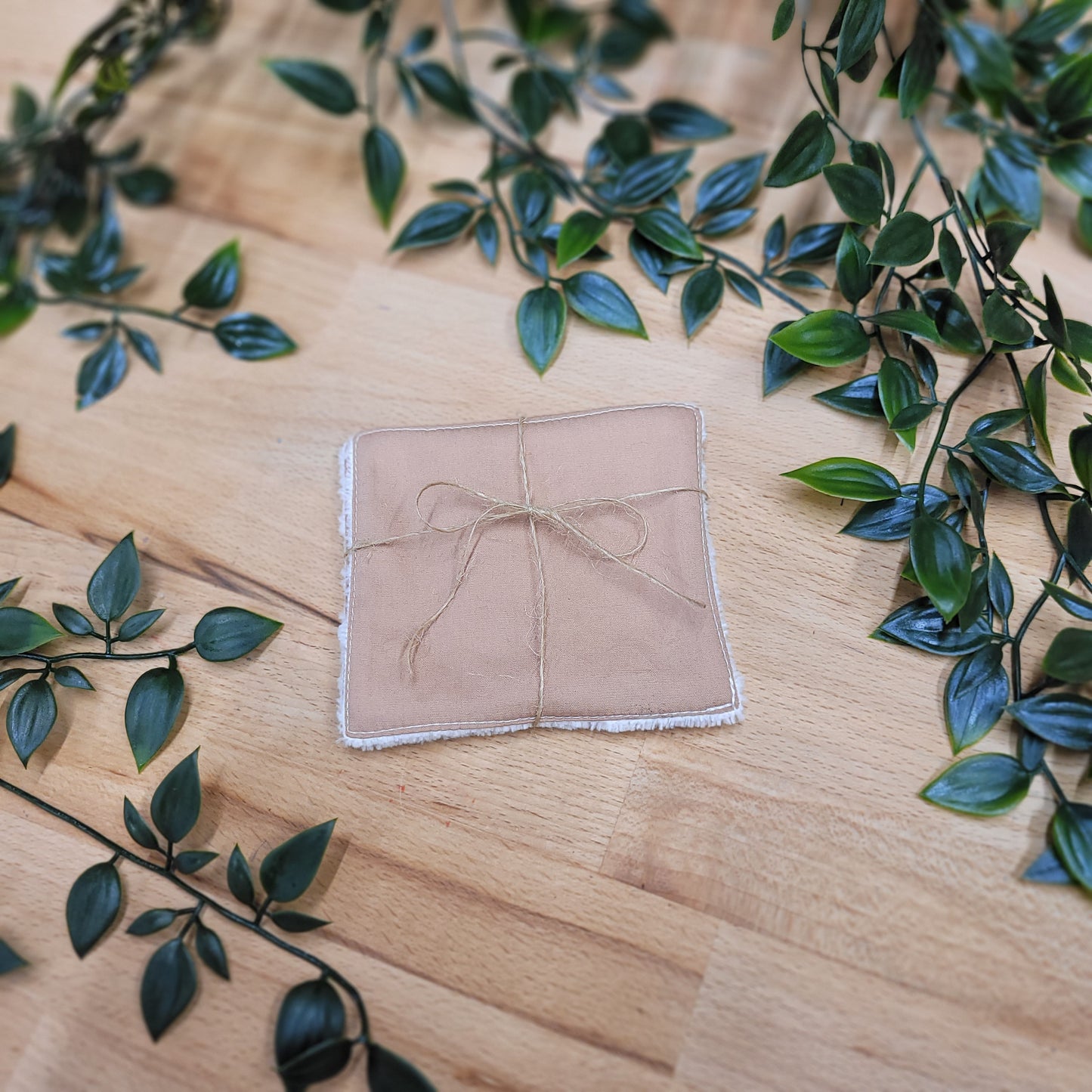 Lingettes lavables en coton et micro éponge bambou