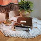 Housse de livre format poche velours marron