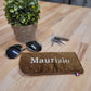 Etui à lunettes velours marron