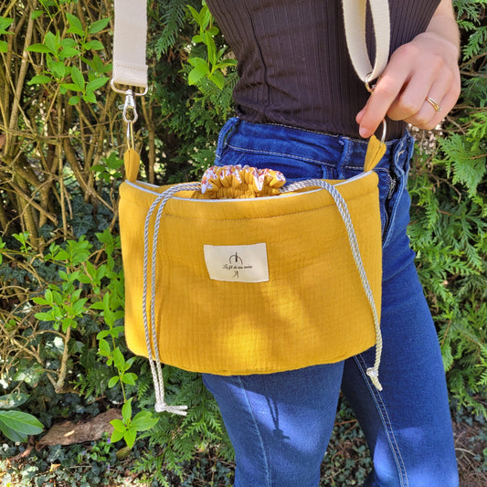 Le Baluchon double gaze ocre