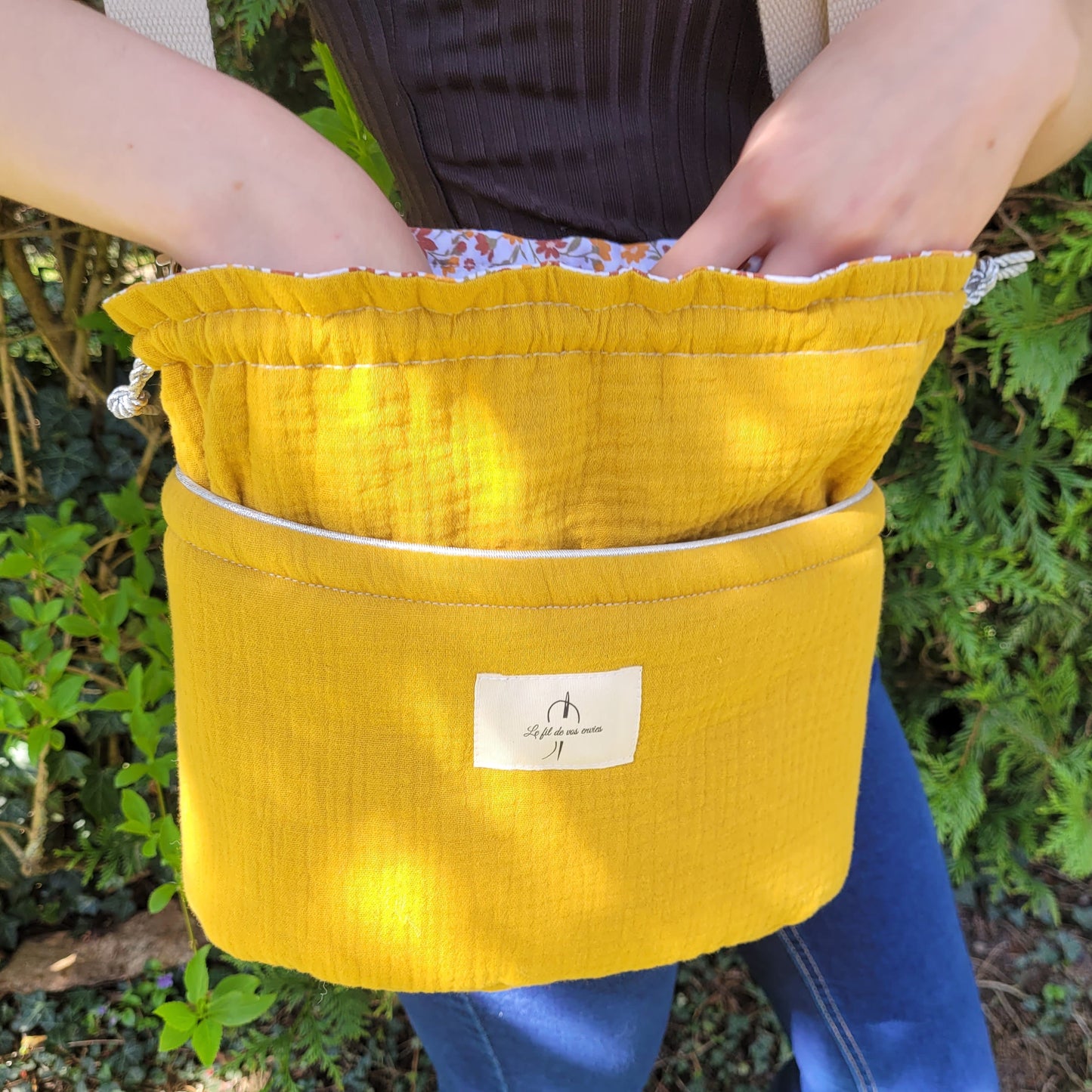 Le Baluchon double gaze ocre