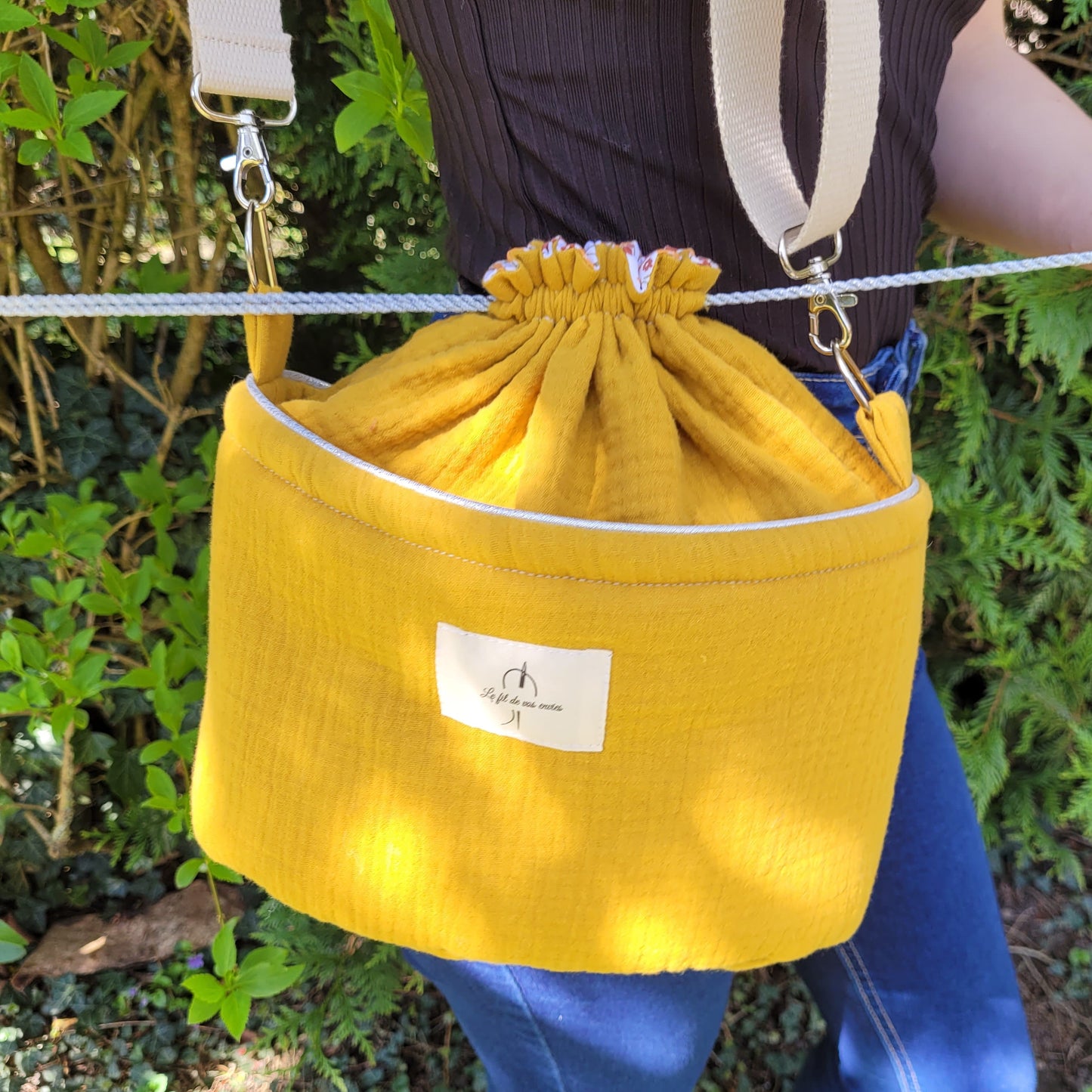 Le Baluchon double gaze ocre