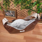 Sac demi-lune simili Marron
