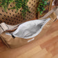 Sac demi-lune simili Beige