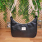 Sac demi-lune simili Noir