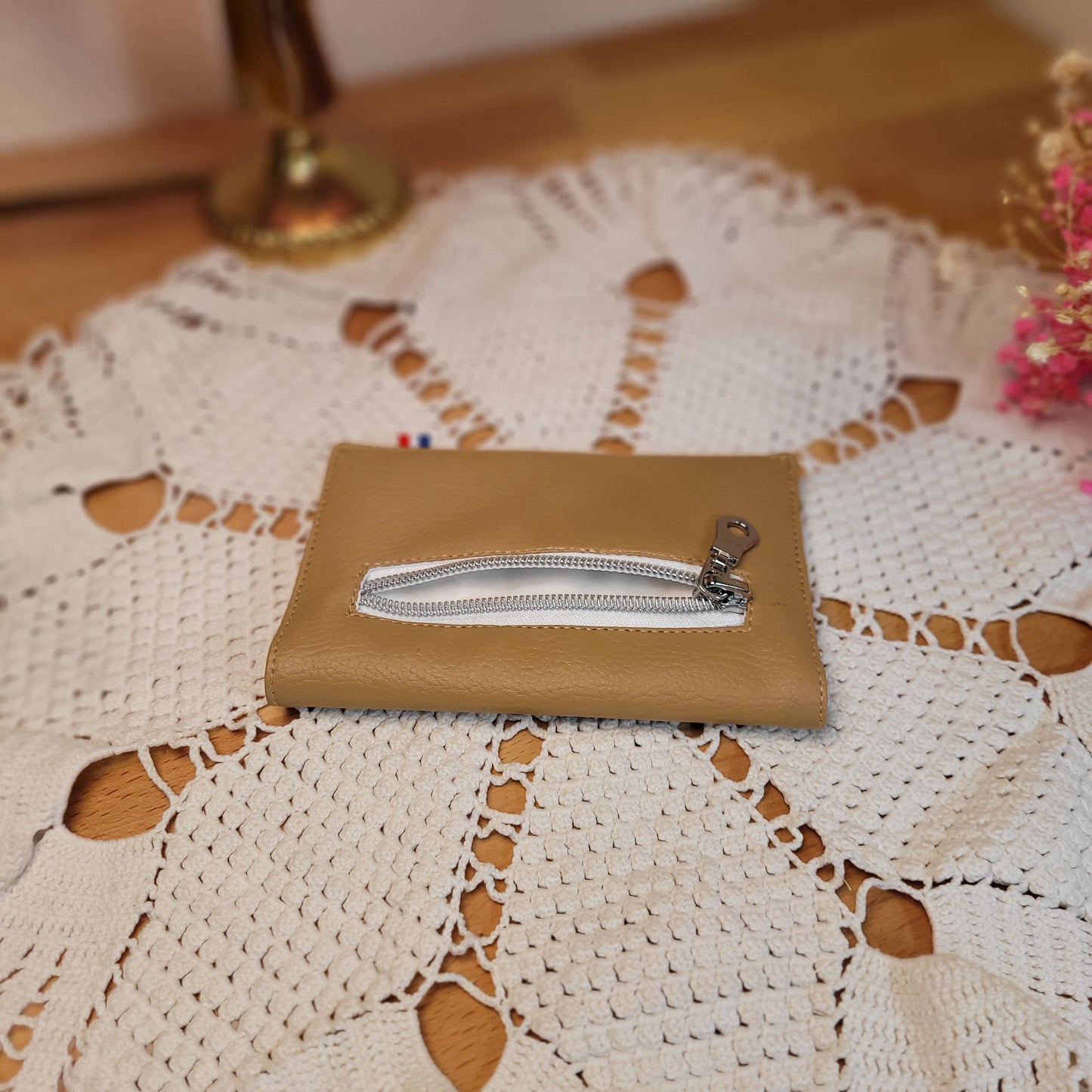Portefeuille simili Beige