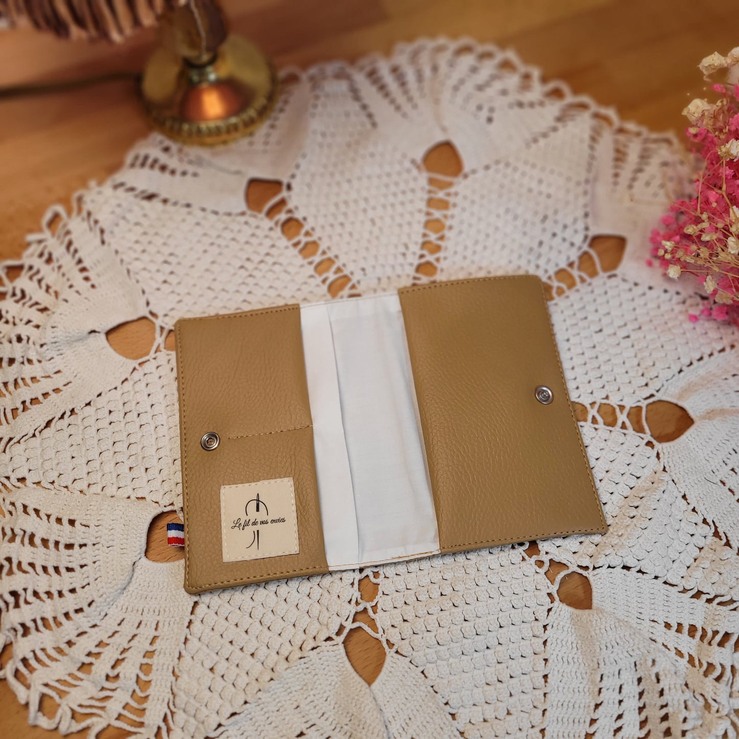Portefeuille simili Beige