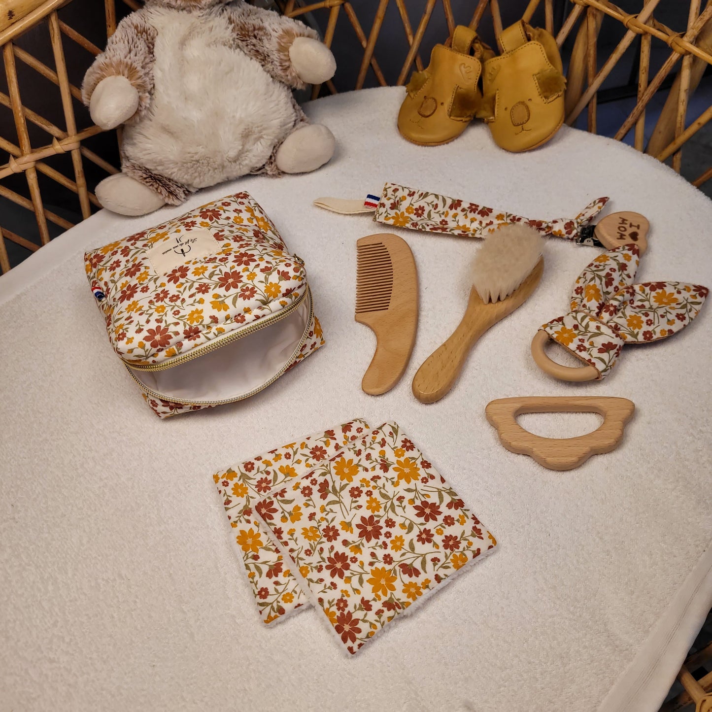 Trousse de naissance Fleuri