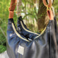 Sac demi-lune simili Noir