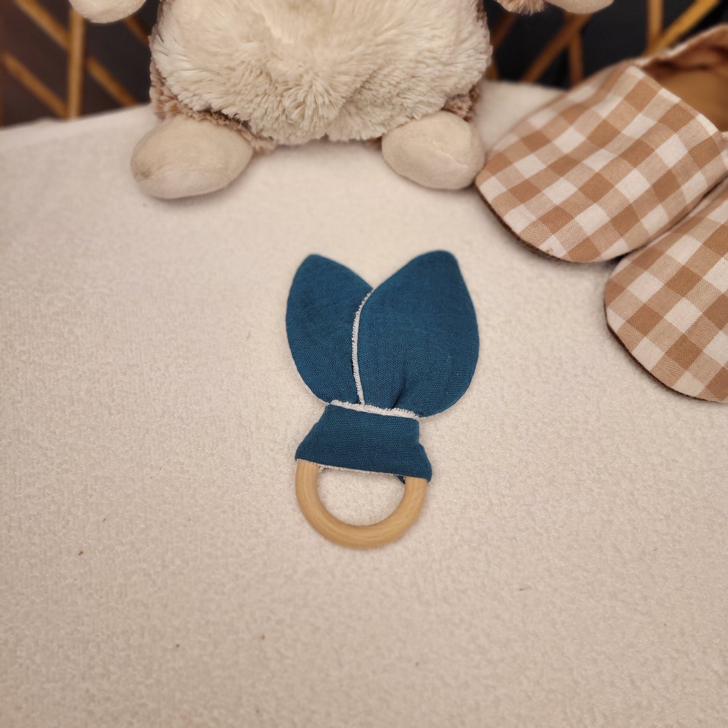 Trousse de naissance bleu canard