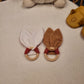 Trousse de naissance rouge bois