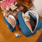 Trousse de toilette bleu canard