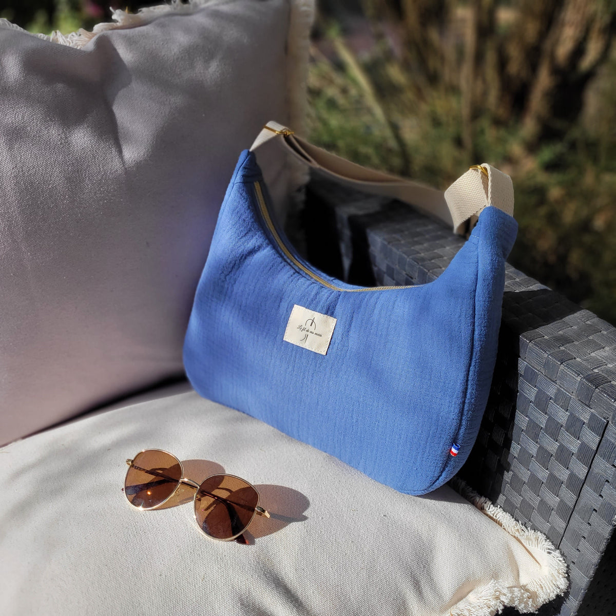 Sac dem-lune double gaze Indigo