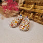 Chaussons bébé naissance coton fleuri