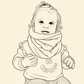 Snood personnalisable bébé/ enfant/ parents