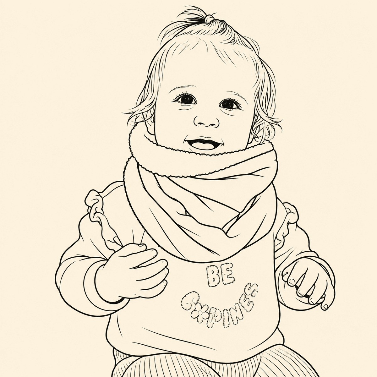 Snood personnalisable bébé/ enfant/ parents