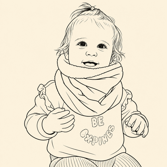 Snood personnalisable bébé/ enfant/ parents