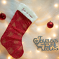 Chaussette de Noël Personnalisée - fait main dans notre atelier