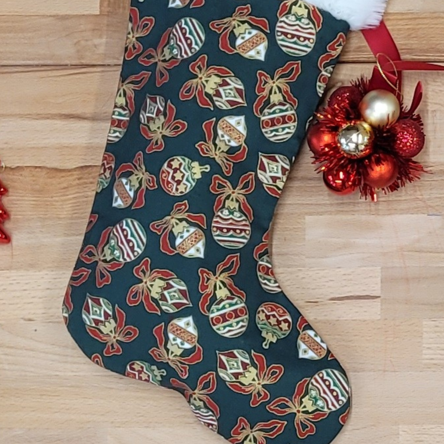 Chaussette de Noël Personnalisée - fait main dans notre atelier