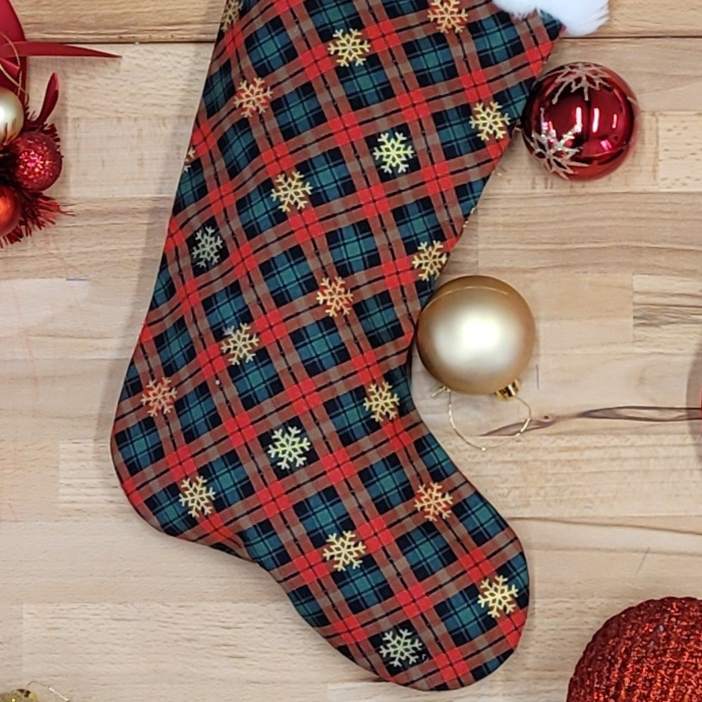 Chaussette de Noël Personnalisée - fait main dans notre atelier