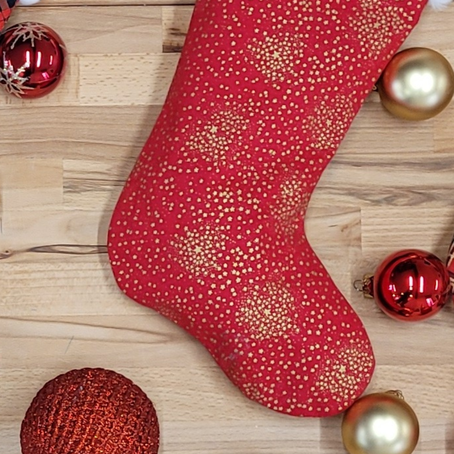 Chaussette de Noël Personnalisée Chien/Chat- fait main dans notre atelier