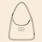 Sac demi-lune personnalisable