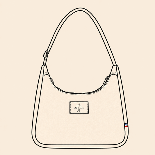 Sac demi-lune personnalisable